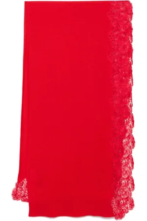 ERMANNO SCERVINO Scarves, female, , ONE SIZE, Lace-Trim Scarf