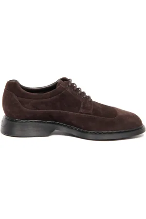 Hogan Laced Shoes, male, , 6 1/2 UK, Italian Derby Shoes Memory Foam Technology