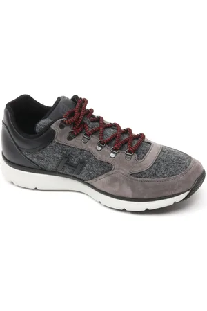 Hogan Trekking Sneaker in Black Leather