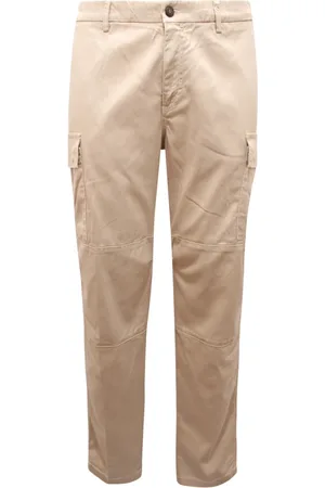 ELEVENTY Slim-fit Trousers, male, , W34, Cargo Trousers in Lyocell/Cotton