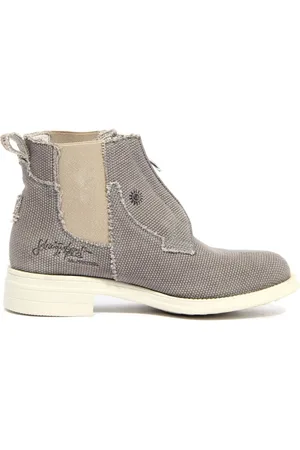 La Martina Chelsea Boots, female, , 4 UK, Vintage Effect Short Boots in Taupe