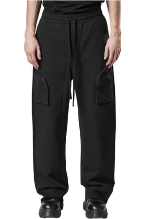 THOM KROM Woven Wide Leg Cargo Trousers
