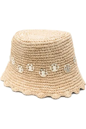 Paco rabanne Scallop Edge Flat Crown Hat