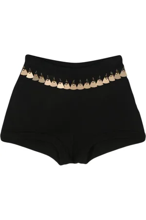 Paco rabanne Stylish Mini Shorts with Gold Chain