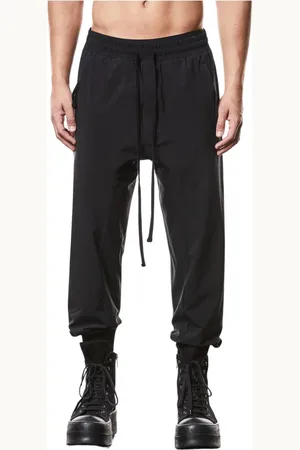 THOM KROM Sweatpants, male, , L, Zip Pockets Trousers with Ribbed Cuffs
