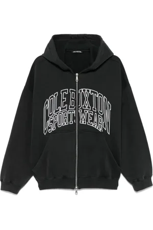 Cole Buxton Zip-throughs, male, , L, Zip Sweatshirt Logo Print Long Sleeves