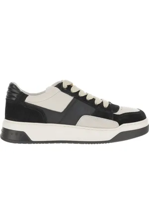 Hogan Leather Trainers with Suede Inserts