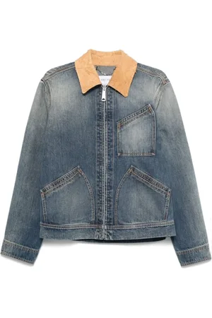 Alexander McQueen Denim Jackets, male, , M, Jacket for Men Stylish Look