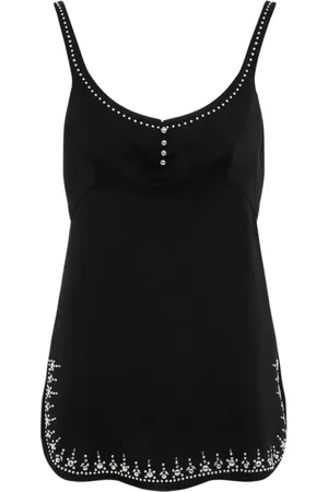 Paco rabanne Sleeveless Tops, female, , S, Elegant Dress Aw24