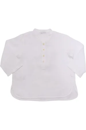 Il gufo Blouses, male, , 18 M, Kids Linen Korean Shirt