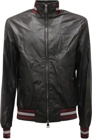 Imperial Leather Jackets, male, , L, Veg-Leather Jacket, Made in Italy