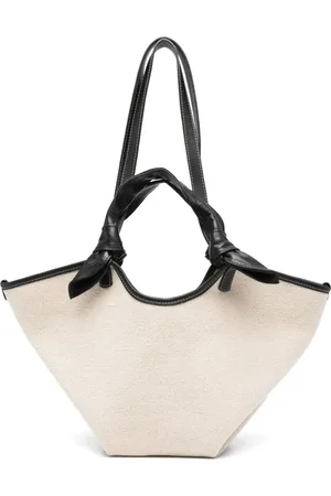 Hereu Handbags, female, , ONE SIZE, Black Shoulder Bag with Self-Tie Fastening