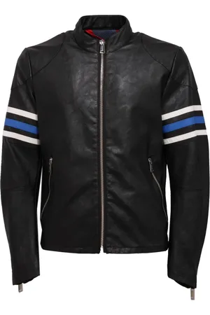 FREEDOMDAY Leather Jackets, male, , S, Eco-Leather Biker Jacket David Model