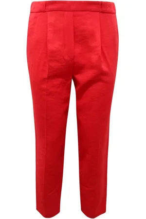 Imperial Cropped Trousers, female, , XS, Viscose Trousers Elastic Waist
