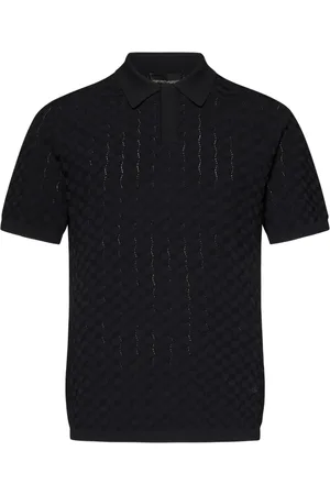 Emporio Armani Short-Sleeved Knit Polo Shirt
