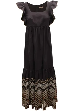 D.EXTERIOR Maxi Dresses, female, , M, Long dress with lace details