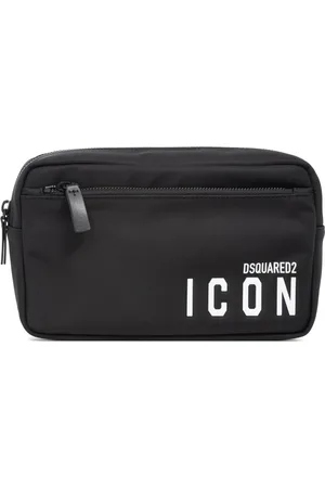 Dsquared2 Toilet Bags, male, , ONE SIZE, Stylish Toiletry Bag with Zip Closure