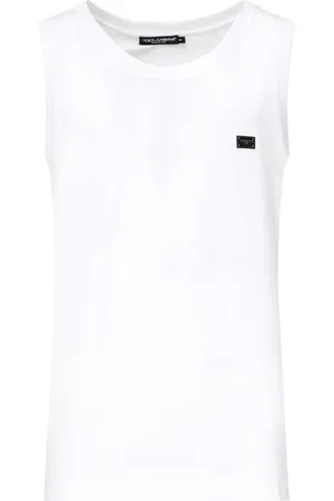 Dolce & Gabbana Cotton Jersey Round Neck Top