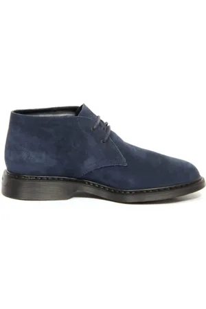 Hogan Lace-up Boots, male, , 7 1/2 UK, Leather Shoes with Memory Foam