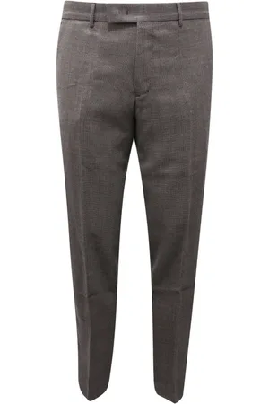 PT01 Chinos, male, , XL, Wool Trouser with Micro Pattern