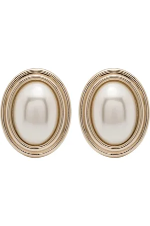 VIVETTA Earrings, female, , ONE SIZE, Engraved Logo Gold-tone Earrings Pair