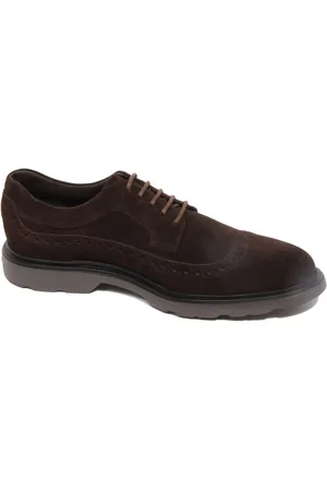 Hogan Suede Derby Shoes with Memory Foam