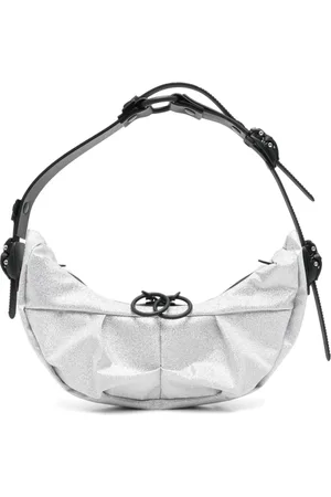 Innerraum Black Bum Bag with Pleat Detailing