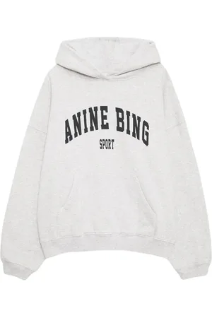 ANINE BING Hoodies, female, , 2XS, Vintage Style Hoodie Sweatshirt