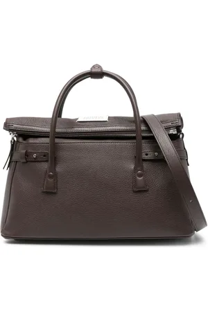 Maison Margiela Handbags, female, , ONE SIZE, Luxurious Leather Handbag in Beige