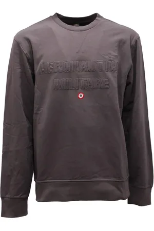 Aeronautica Militare Sweatshirts, male, , XL, Vintage Effect Sweatshirt Dark Grey