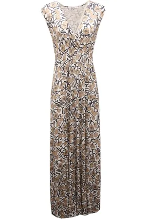 KANGRA CASHMERE Maxi Dresses, female, , S, Printed Viscose Dress