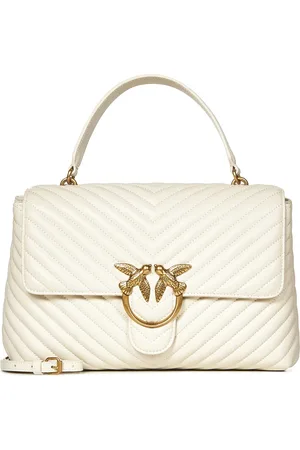 Pinko Handbags, female, , ONE SIZE, Chevron-Quilted Handbag with Top Handle