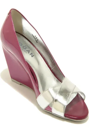 Hogan Wedges, female, , 4 1/2 UK, Crossed Straps Wedge Shoes for Women