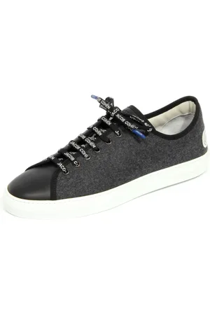 Jacob Cohen Sneakers, male, , 9 UK, Dark Grey Fabric/Leather Shoe, Made in Italy