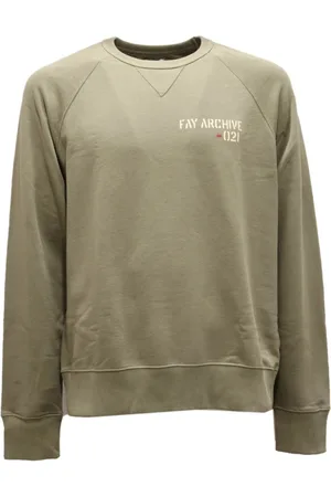 FAY Sweatshirts, male, , XL, Archive Sweatshirt with Brushed Interior