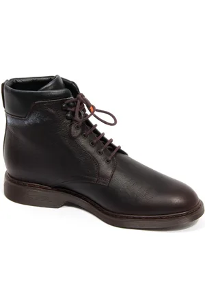 Hogan Lace-up Boots, male, , 7 1/2 UK, Anfibio Leather High Top Shoes