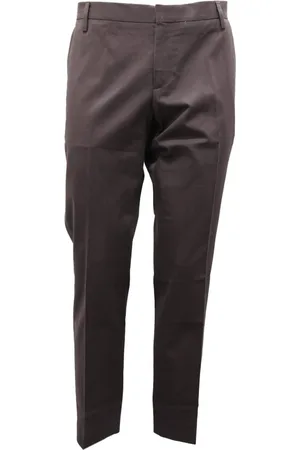 Entre Amis Chinos, male, , W38, Slim America Trousers Dark Grey Cotton