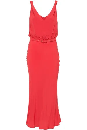 SEMICOUTURE Maxi Dresses, female, , S, Silk Blend Elegant Dress