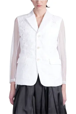 Comme des Garçons Blazers, female, , M, Button-Up Jacket with Flap Pockets