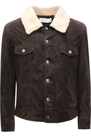 BULLY Faux Fur & Shearling Jackets, male, , M, Suede Jacket Model 5567