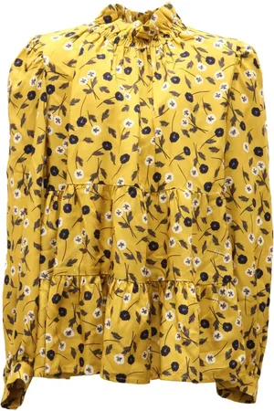 Il gufo Blouses, female, , 4 Y, Mustard Viscose Shirt for Kids
