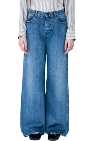 The Row Wide-leg Five-Pocket Jeans
