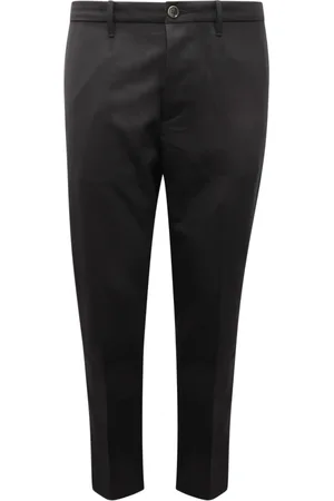 Nine In The Morning Navy Cotton/Wool Chino Trousers