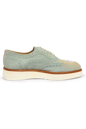 La Martina Vintage Effect Lace-Up Shoes