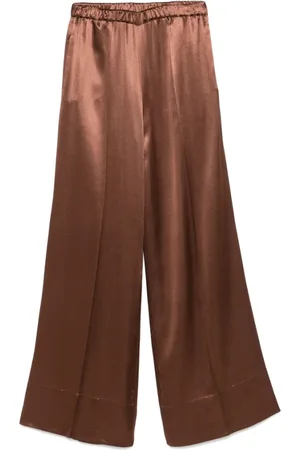 THE NINA STUDIO Wide Trousers, female, , S, Chocolate Elasticated Waistband Trousers