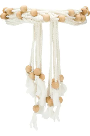 Serafini Beaded Knotted Tassel Belt