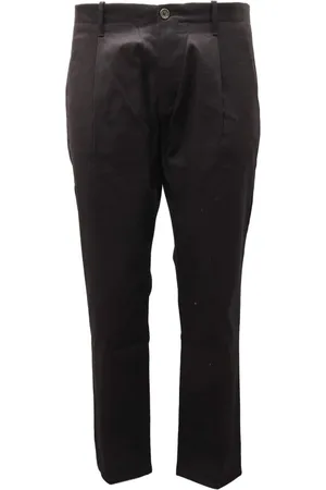 Nine In The Morning Fold Effect Trousers Made in Italy