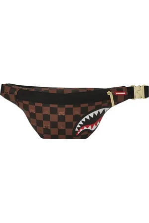 Sprayground Belt Bags, unisex, , ONE SIZE, Character Check Peekaboo Waist Bag