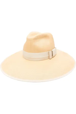 Alexander McQueen Wide Brim Hat with Ribbon