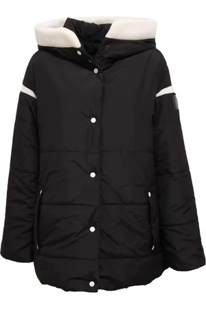 OOF Wear Winter Jackets, female, , S, Reversible Oversize White Jacket Subway Woman